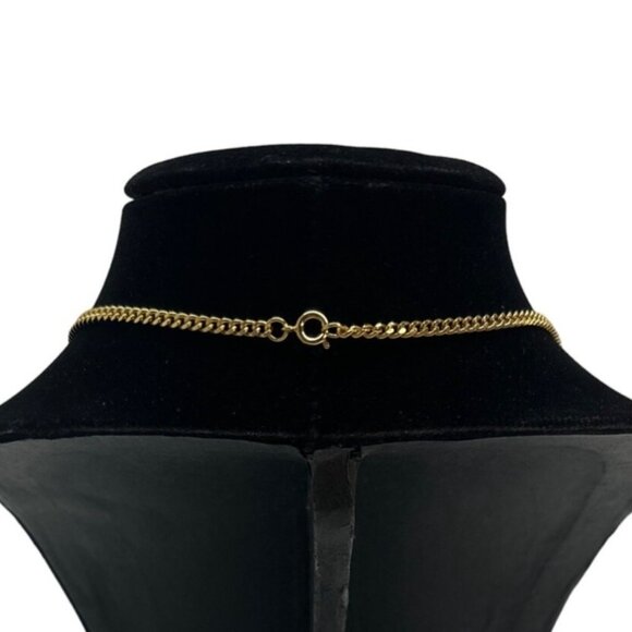 Vintage Women's Gold Tone Victorian Cameo Pendant Chain Necklace - 24in - Picture 5 of 6